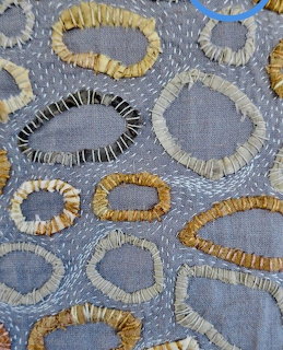 Embroidered Fabric Stitches