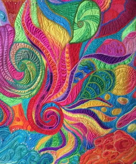 Colorful Quilted Swirls