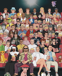 1990s Cinema Collage