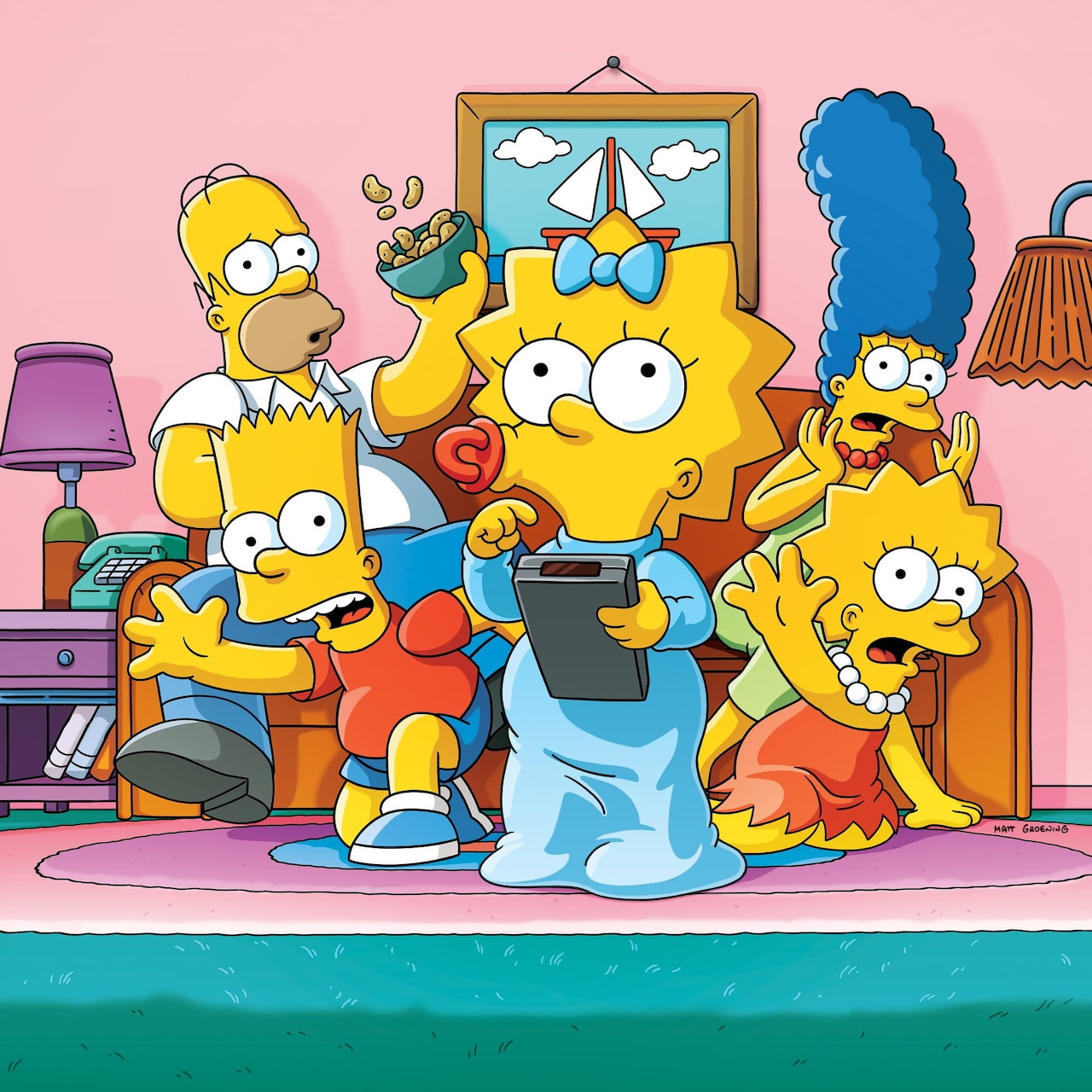 Simpson Family Portrait