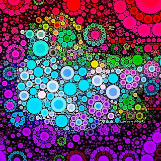 Colorful Dotted Circles Pattern
