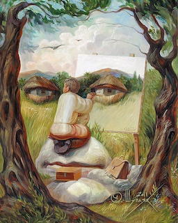 Optical Illusion Face Painting