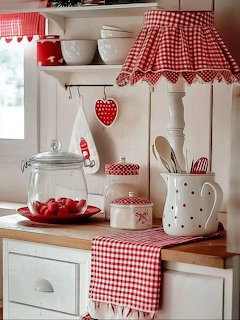 Red Gingham Kitchen