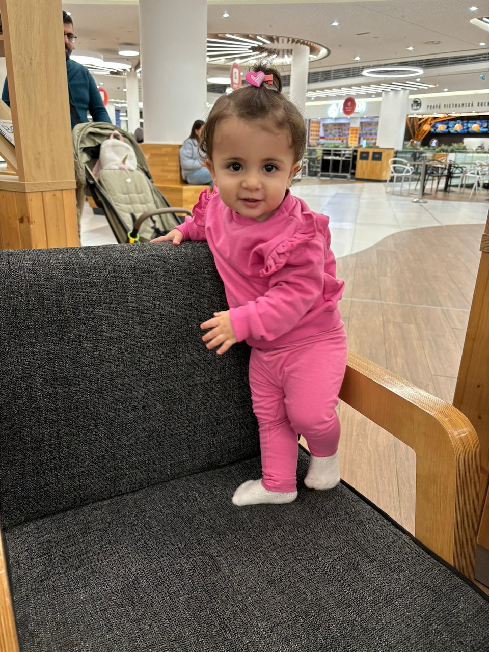 Toddler in Pink