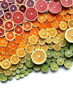 Citrus Fruit Rainbow Gradient