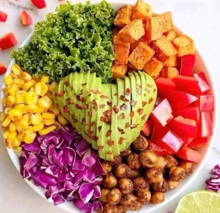 Colorful Vegan Buddha Bowl
