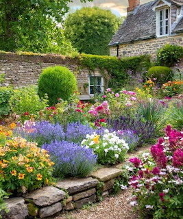 English Cottage Garden Flowers