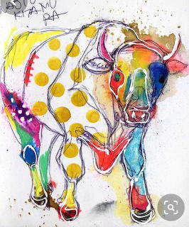 Colorful Bull by Naoto Kitamura