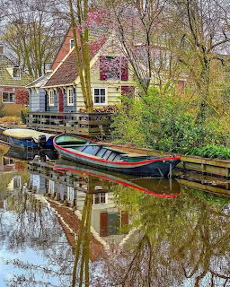 Canal House with Boat