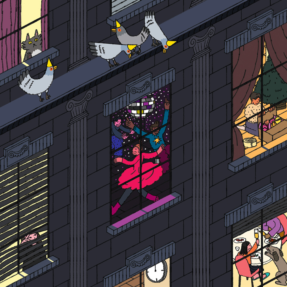 Cartoon City Windows