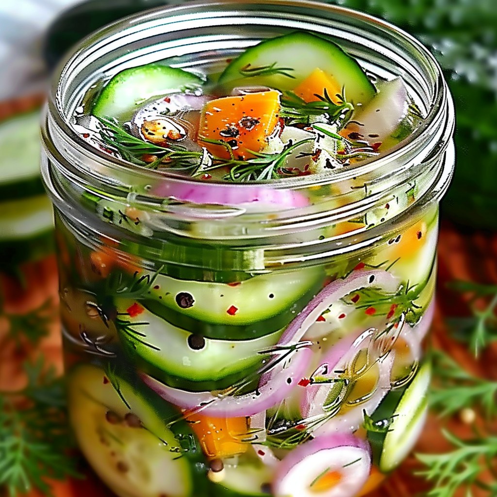 Pickled Vegetables Jar