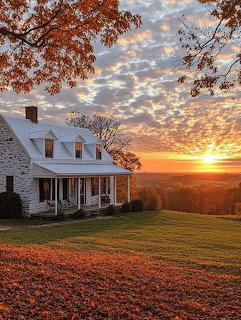 White House Autumn Sunset