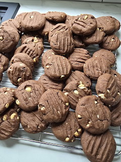Chocolate Peanut Cookies