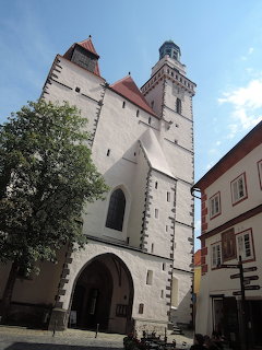 Gothic Church Tower Prachatice
