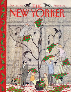 New Yorker Christmas Cover 1992