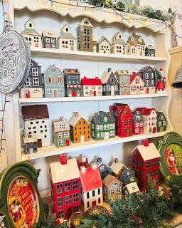 Miniature Christmas Village Houses