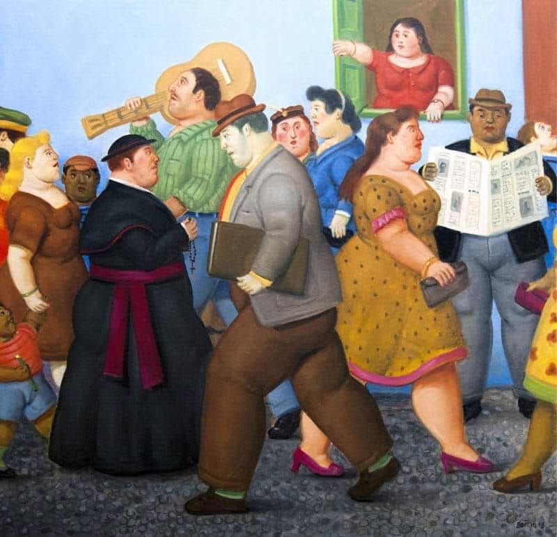 Botero Street Scene