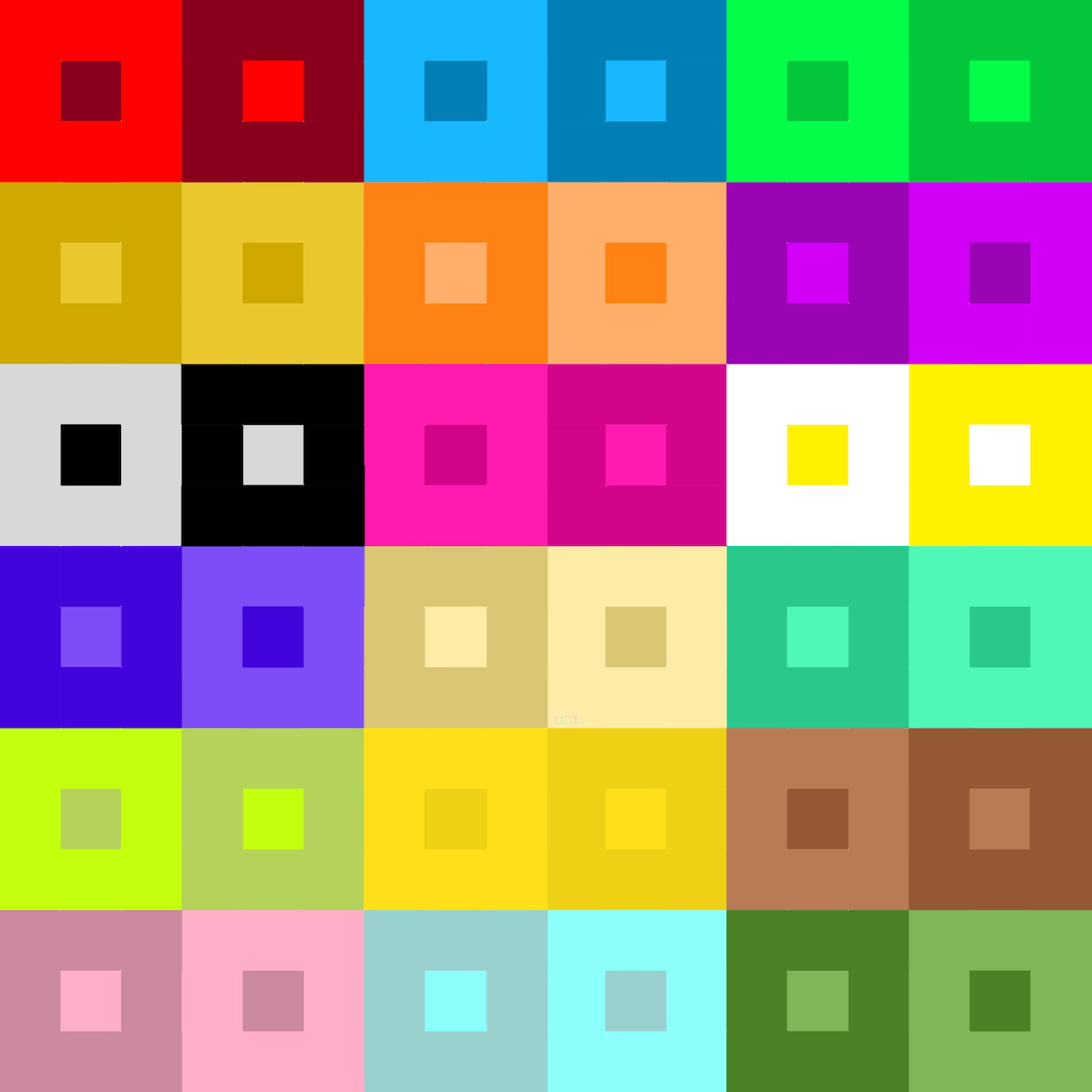 Colorful Grid of Squares
