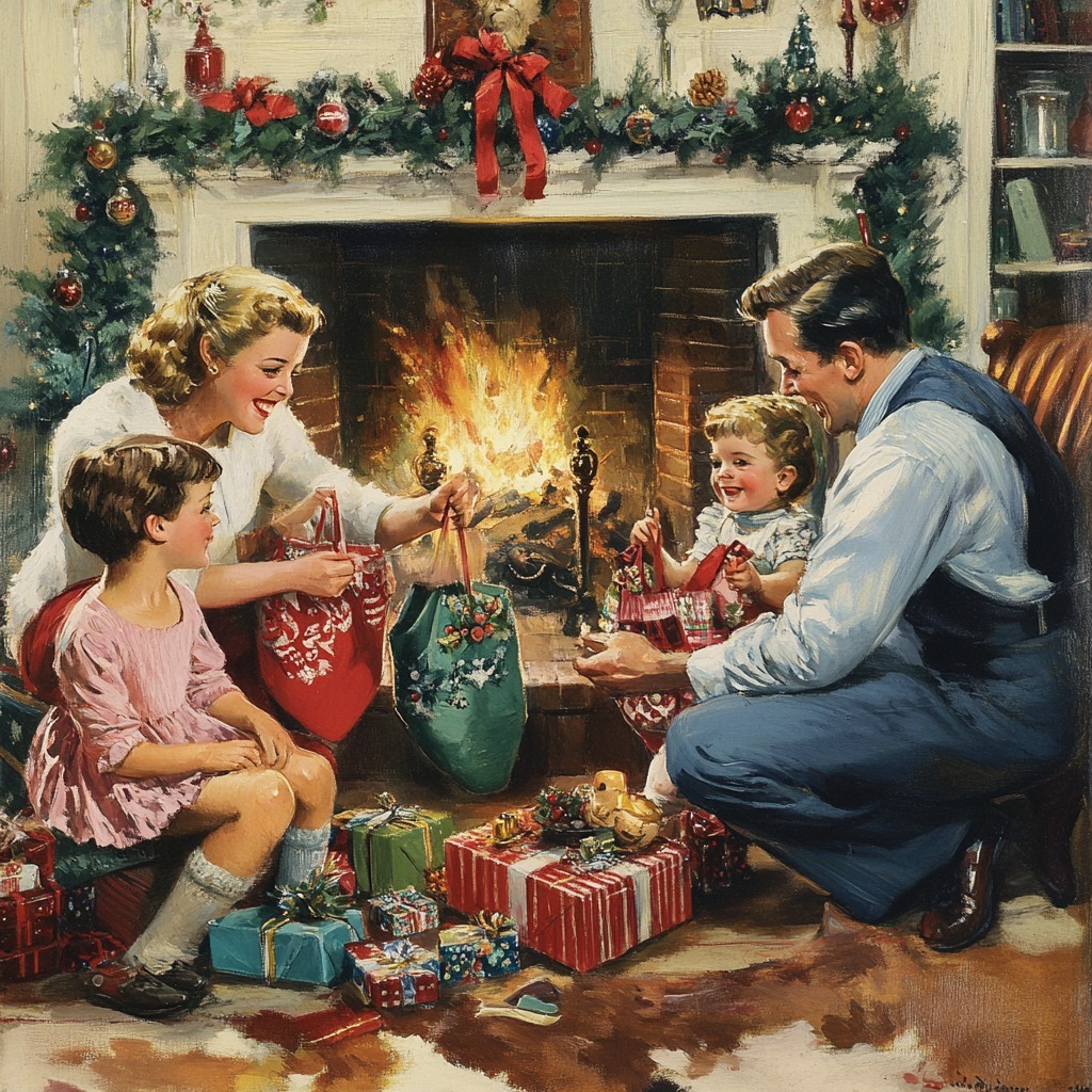 Family Christmas Fireside