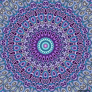 Purple Blue Mandala