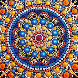 Colorful Dot Mandala Art