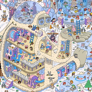 Cartoon Cutaway House