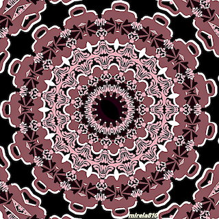 Pink Floral Mandala
