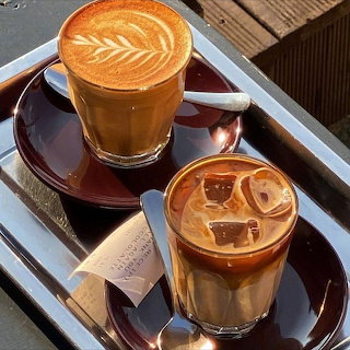 Latte and Iced Coffee