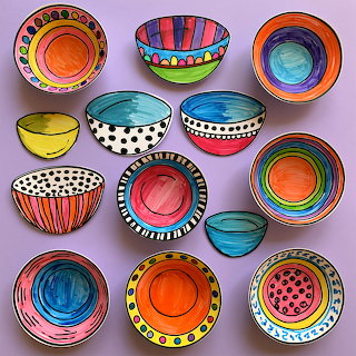 Colorful Ceramic Bowls Collection