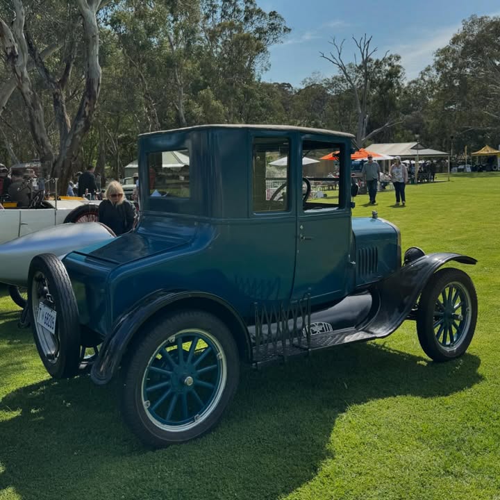 Vintage Blue Car