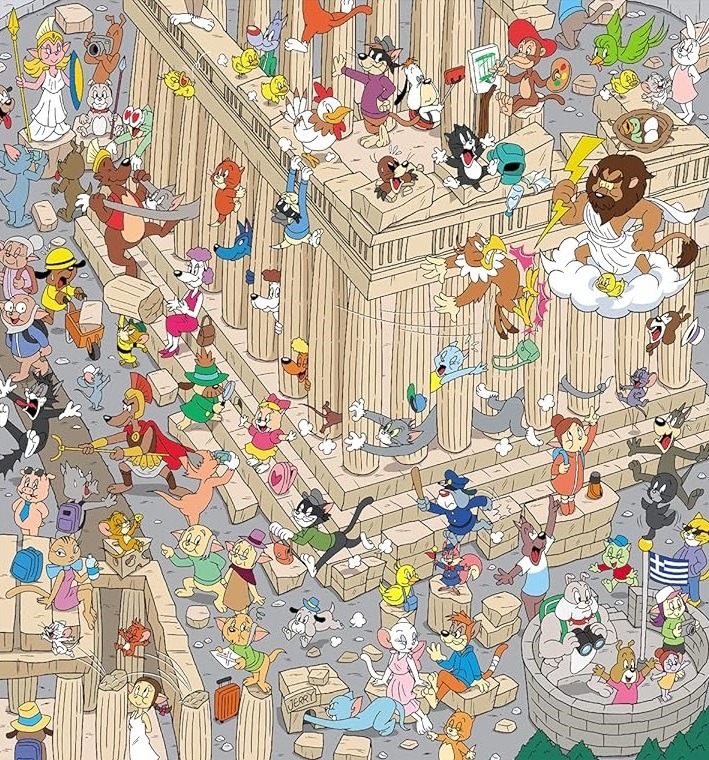 Tom and Jerry Cartoon Collage