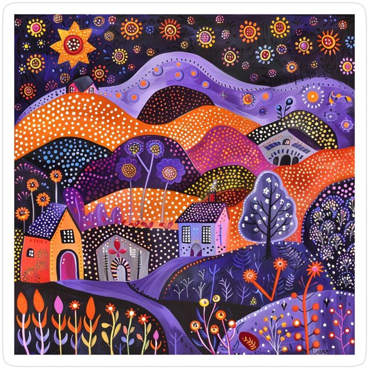 Purple Night Village