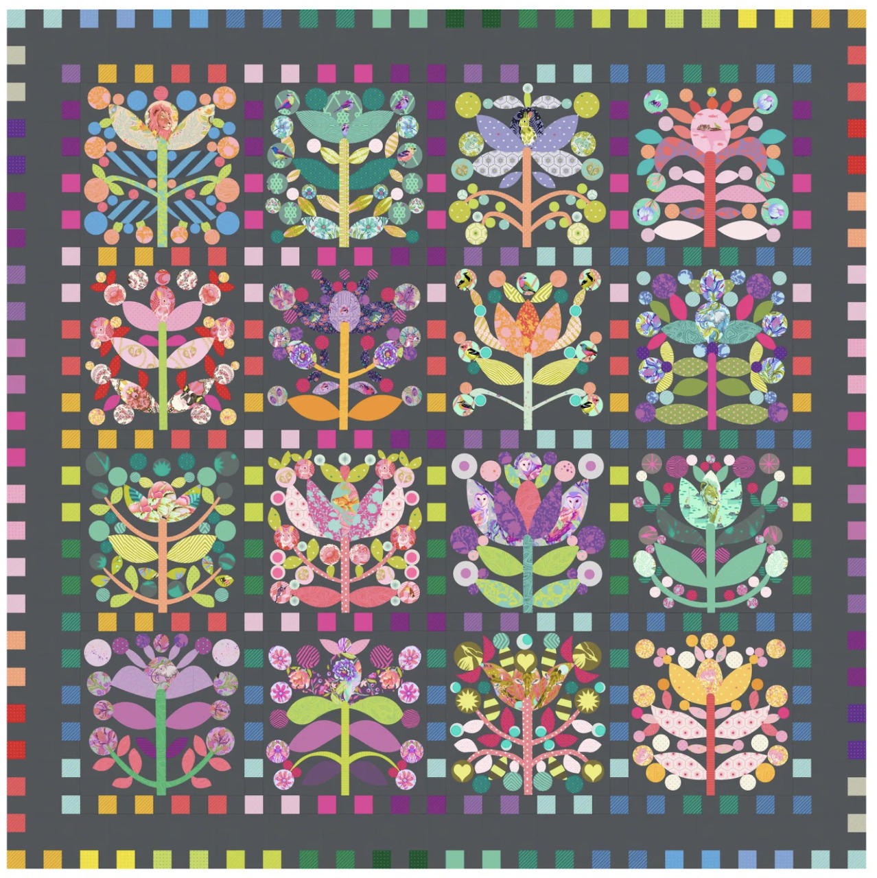 Folk Art Flower Quilt