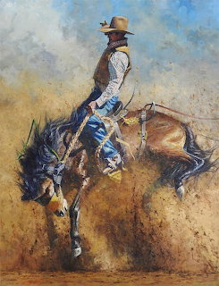 Rodeo Bronco Rider - Robert Hagan