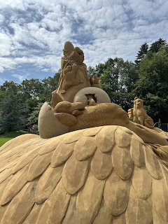 Sand Sculpture Mermaid