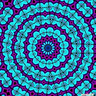 Blue Purple Mandala