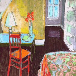 Attic Bedroom Interior Painting