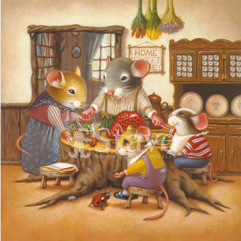 Mouse Family Kitchen Tea