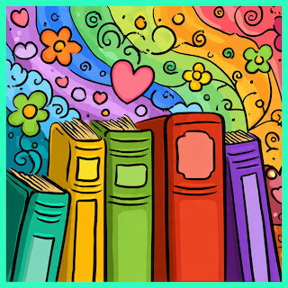 Colorful Book Spines