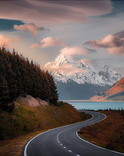 New Zealand Mountain Road