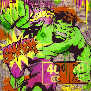 Hulk Comic Collage