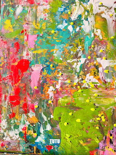 Abstract Paint Splatter