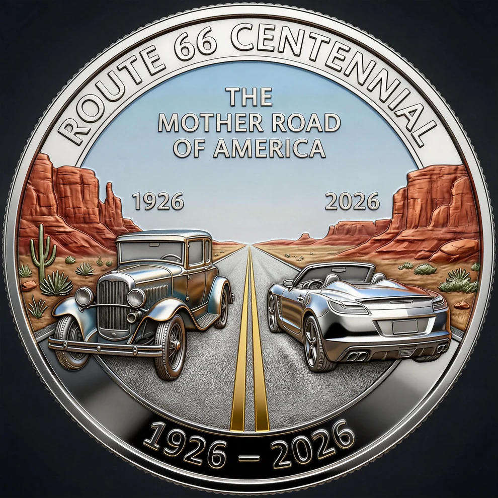 Route 66 Centennial Coin