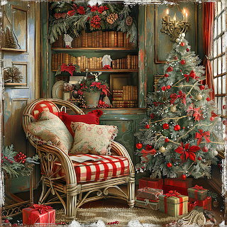Christmas Living Room Corner