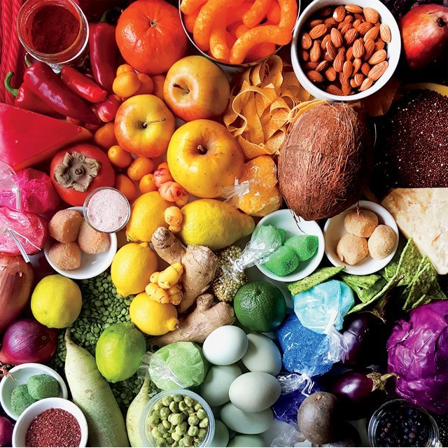Rainbow Food Arrangement