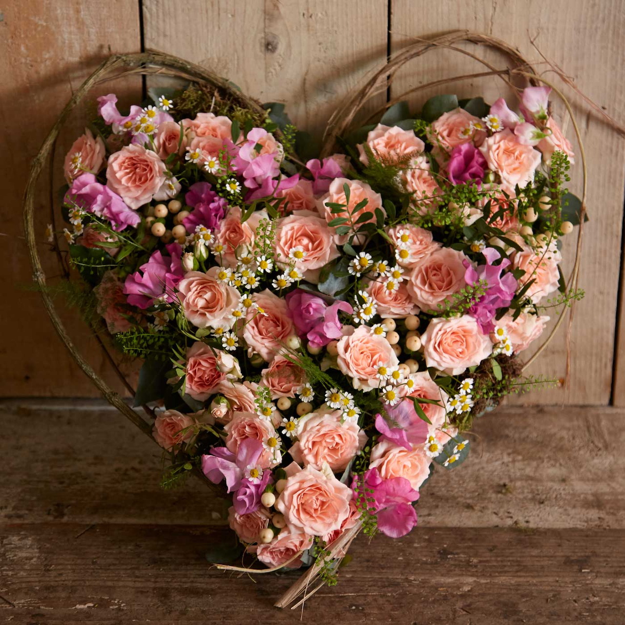 Flowers Heart Arrangement