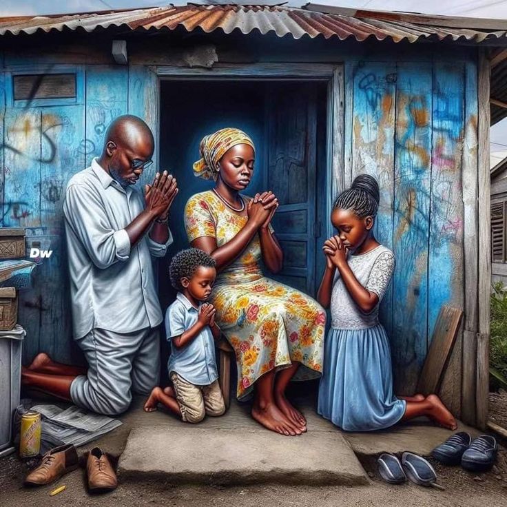Family Praying Together