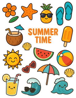 Summer Time Icons