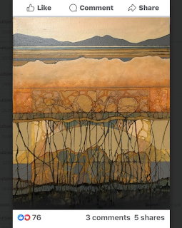 Abstract Mountain Landscape