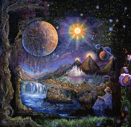 Cosmic Fantasy Landscape Portal